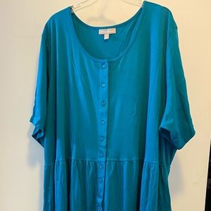 Woman Within Button Front Dress - 5X